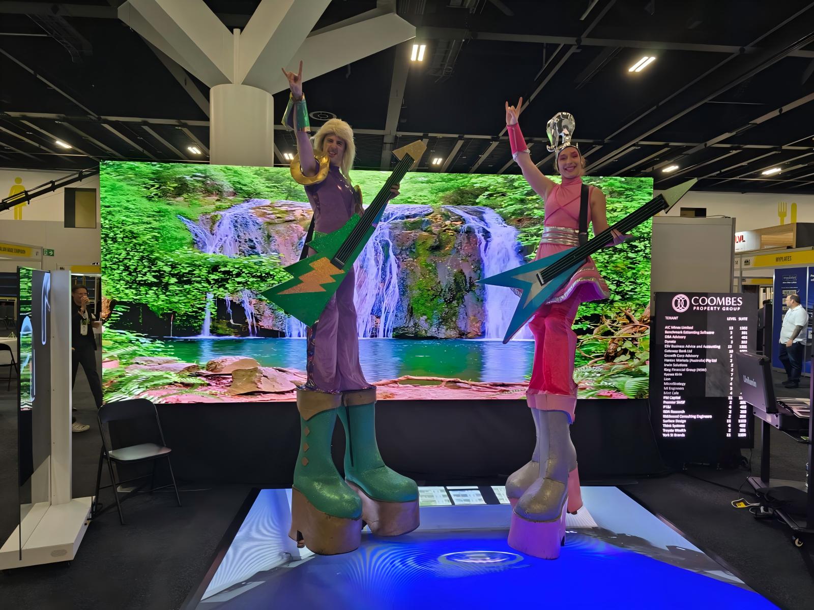 Australia P2.604 Rolling Floor LED Display