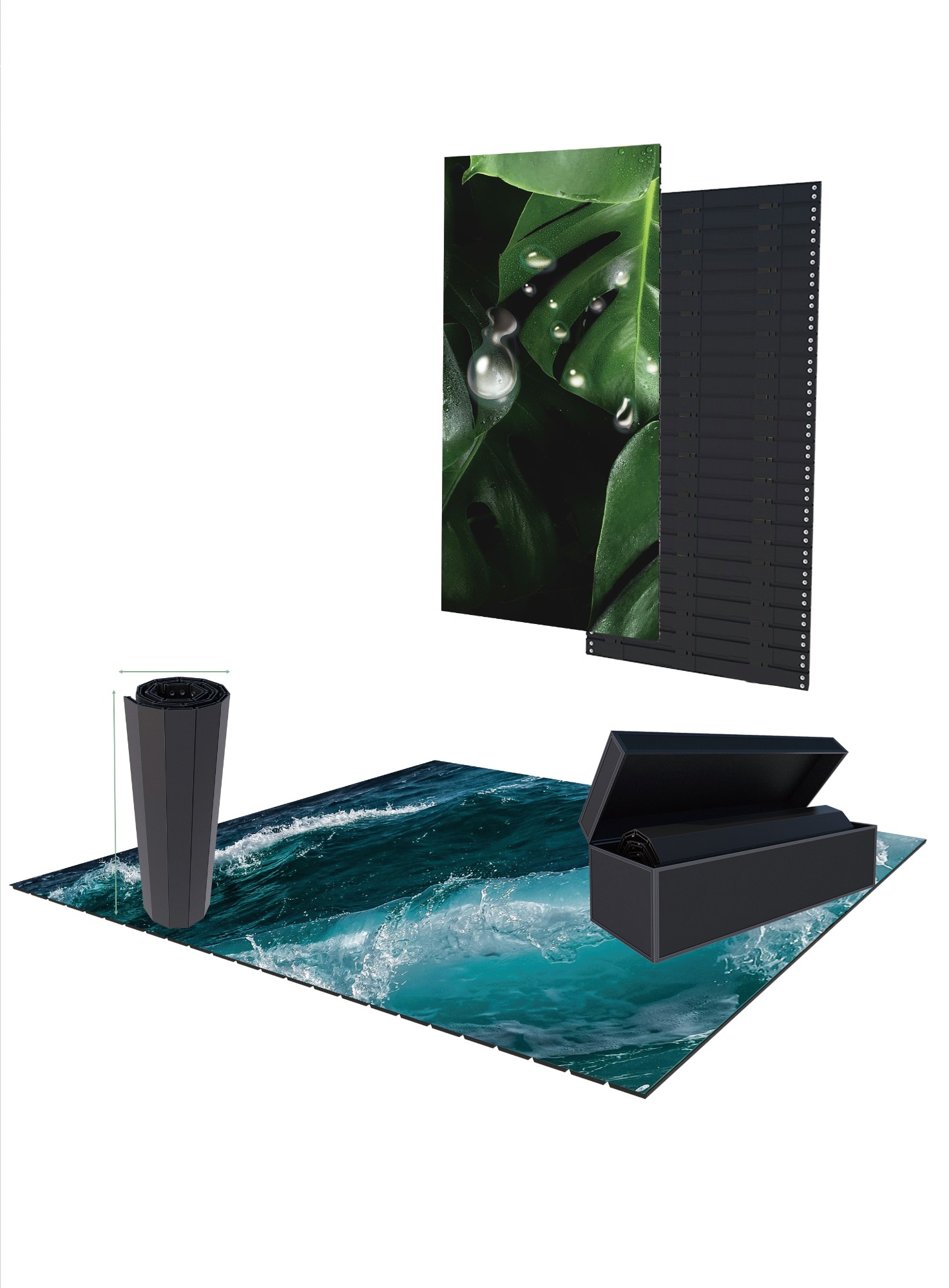 LED Rolling Floor Display